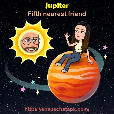 Fifth closest friend in snapchat Jupiter