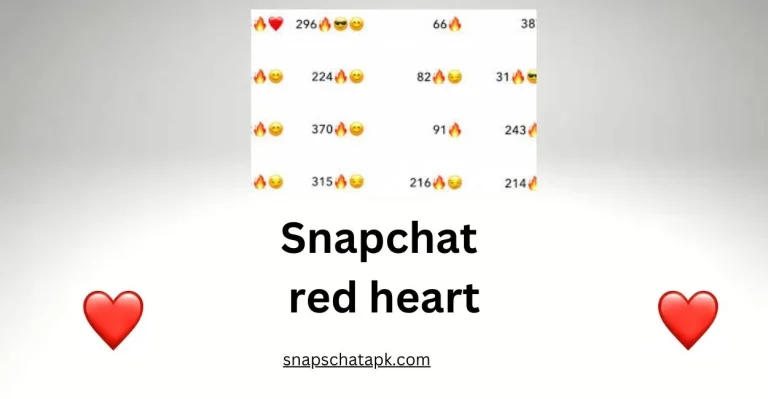 snapchat red heart emoji